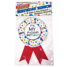 X Rated Birthday Ribbon