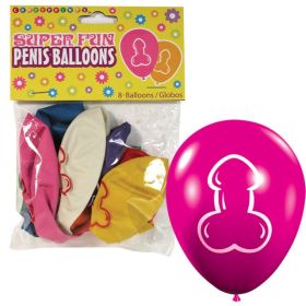 Super Fun Penis Balloons 8 Pack