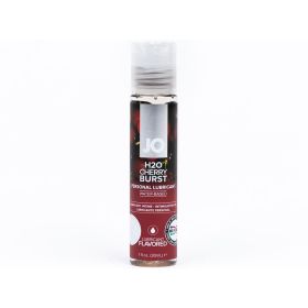 JO H2O Cherry Burst Flavored Water Based Lubricant 1 oz.