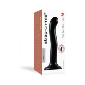 Strap On Me Silicone P&g Spot Dildo - Medium Black