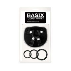 Basix Rubber Works Universal Harness Plus Size Black