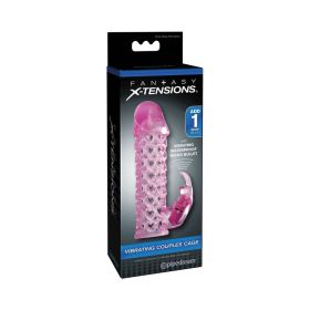 Fantasy X tensions Vibrating Couples Cage 1 in. Extension Pink