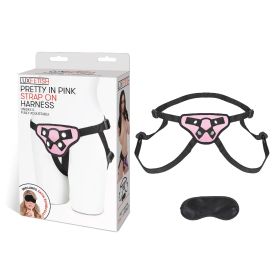 Lux Fetish Pretty in Pink Strap On Harness