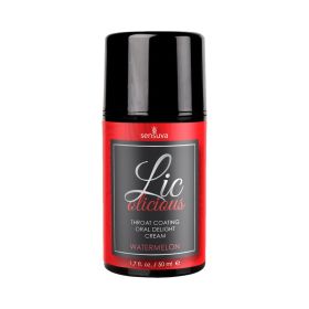 Sensuva Licolicious Throat Coating Oral Delight Cream Watermelon 1.7 oz.