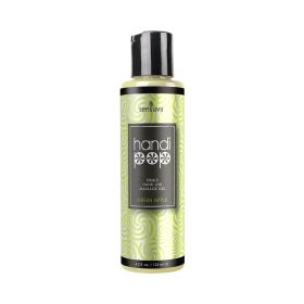 Sensuva HandiPop Edible Hand Job Massage Gel Green Apple