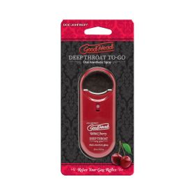Goodhead to Go   Deep Throat Spray .33oZ . Wild Cherry