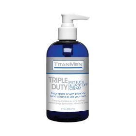 TitanMen  Triple Duty Fist  Fuck & Jack Off Cream 8oz.