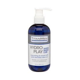 TitanMen   Hydro  Play Water Based Glide 8oz.