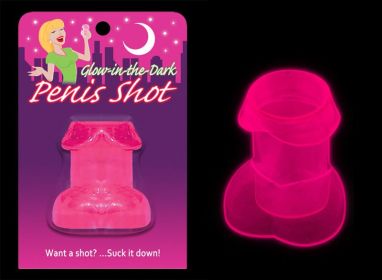 Glow in the Dark Penis Shot Pink