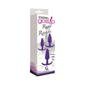 Gossip Rump Rockers 3 Piece Silicone Anal Plug Training Set Violet