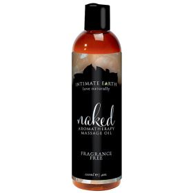 Intimate Earth Naked Fragrance Free Aromatherapy Massage Oil