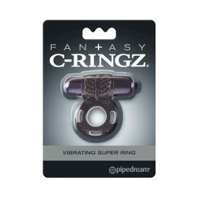 Fantasy C Ringz Vibrating Super Ring With Bullet Black
