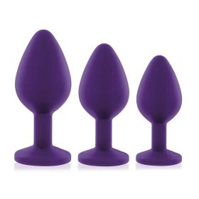 Rianne S 3 Piece Booty Plug Set Purple