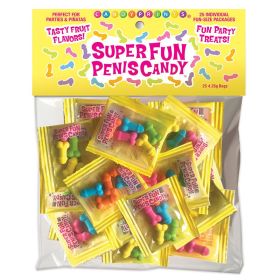 Super Fun Penis Candy  Bag Of 25