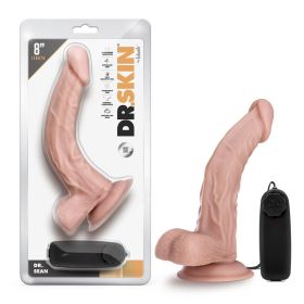 Dr. Skin Dr. Sean Realistic 8 in. Vibrating Dildo with Balls