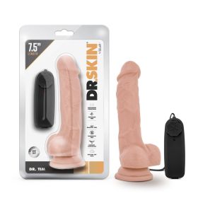 Dr. Skin Dr. Tim Realistic 7.5 in. Vibrating Dildo with Balls