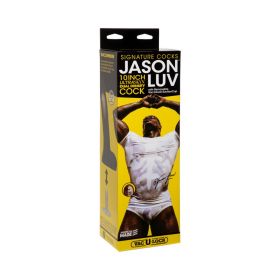 Jason Luv 10in ULTRASKYN Cock with Removable Vac U Lock Suction Cup Chocolate
