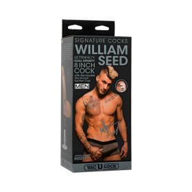 Signature Cocks   William Seed   8in ULTRASKYN Cock w/Removable Vac U Lock Suction Cup Vanilla