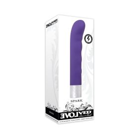 Evolved Spark Rechargeable G Spot Vibrator Purple