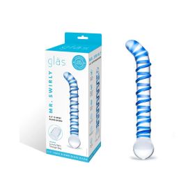 Glas Mr. Swirly 6.5 in. G Spot Glass Dildo