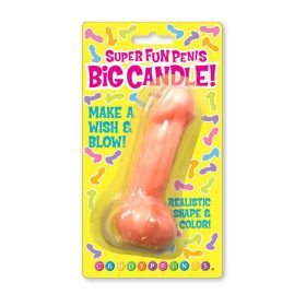Super Fun Big Penis Candle  Pink