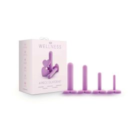 Wellness 4 Piece Silicone Dilator Kit Purple