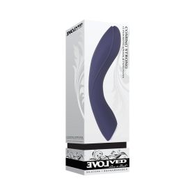 Evolved Coming Strong Rechargeable Silicone G Spot Vibrator Purple