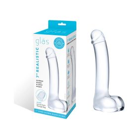 Glas 7 in. Realistic Curved Glass G Spot Dildo