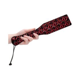 Ouch! Luxury DiamonD Patterned Paddle Burgundy