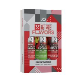 JO Tri Me Triple Pack Flavors Water Based Lubricant 3