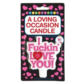 I Fuckin Love You  Candle