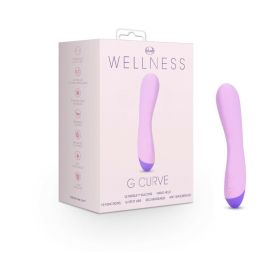 Wellness G Curve Rechargeable Silicone G Spot Vibrator Purple