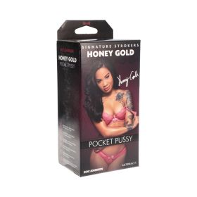 Signature Strokers   Honey Gold   ULTRASKYN Pocket Pussy Caramel