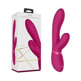VIVE KYRA Rechargeable Pulse Wave Silicone Rabbit Vibrator Pink