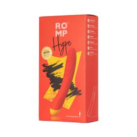 ROMP Hype Rechargeable Silicone G Spot Vibrator Red