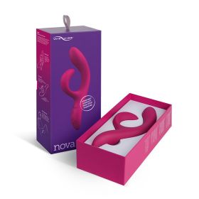 We Vibe Nova 2 Rechargeable Flexible Silicone Rabbit Vibrator Pink