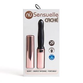 Nu Sensuelle Cache 20 Function Vibe Rechargeable Rose Gold/Black
