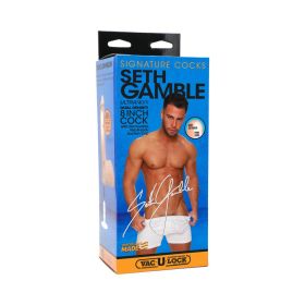Signature Cocks Seth Gamble 8 Inch ULTRASKYN Cock with Removable Vac U Lock Suction Cup