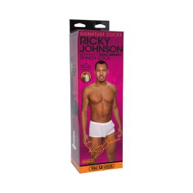 Signature Cocks Ricky Johnson 10 Inch ULTRASKYN Cock with Removable Vac U Lock Suction Cup