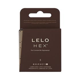 LELO HEX Respect XL Lubricated Latex Condoms 3