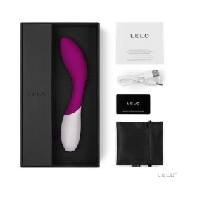 LELO MONA WAVE Rechargeable G Spot Vibrator Deep Rose