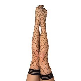 Kixies Michelle Large Net Fishnet Thigh High  Size A