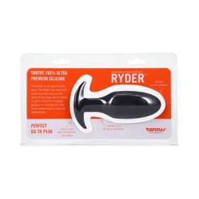 Tantus Ryder Anal Plug Onyx