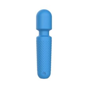 Emojibator Tiny Wand Emoji Vibrator Electric Blue