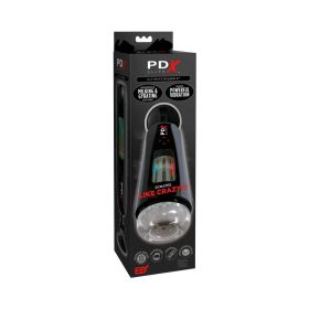 PDX Elite Ultimate Milker 2 Rechargeable Gyrating Suction Stroker With Hands Free Suction Cup