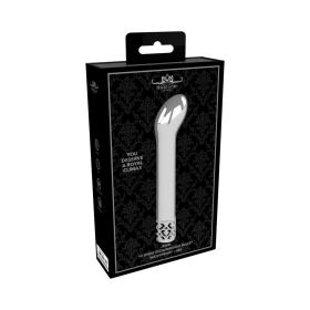 Royal Gems Jewel Rechargeable 10 Speed Bullet Vibrator Silver