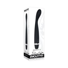 Evolved Skinny G Rechargeable Silicone Sli mline G Spot Vibrator Black