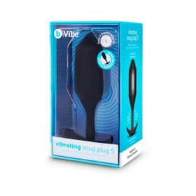 b Vibe Vibrating Snug Plug 5 Rechargeable Weighted Silicone Anal Plug