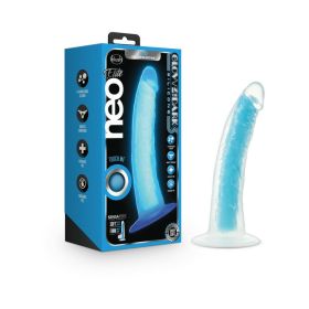 Neo Elite Glow in the Dark Prysm 7 in. Silicone Dual Density Dildo