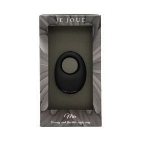 Je Joue Mio Rechargeable Vibrating Silicone Cock Ring Black